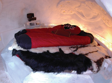 Dormir dans un igloo, une expérience rafraichissante