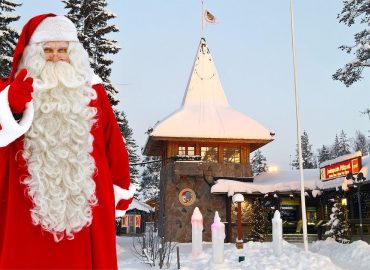 Village du Père Noël en Laponie et message du Papa Noël