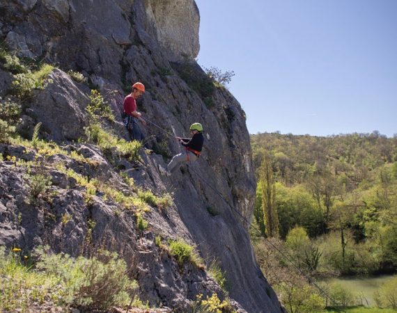 Sorties escalade pendant les vacances dans la région de Cahors
